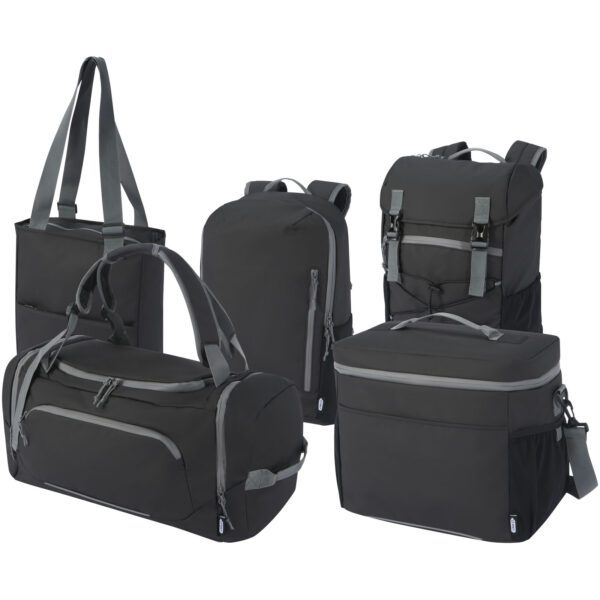Bolsa isotérmica de 22 l para 20 latas de material reciclado GRS resistente al agua "Aqua" - Imagen 10