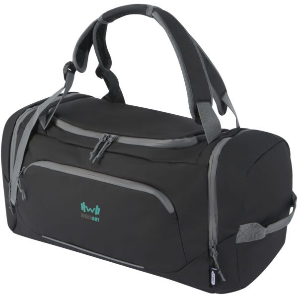 Mochila de lona resistente al agua de material reciclado GRS de 35 l "Aqua" - Imagen 3