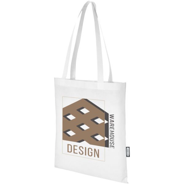 Bolsa Tote para congresos en non woven reciclado GRS de 6 l "Zeus" - Imagen 3