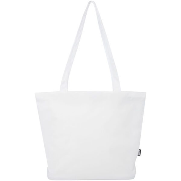 Bolsa Tote con cremallera de material reciclado GRS de 20 l "Panama" - Imagen 4