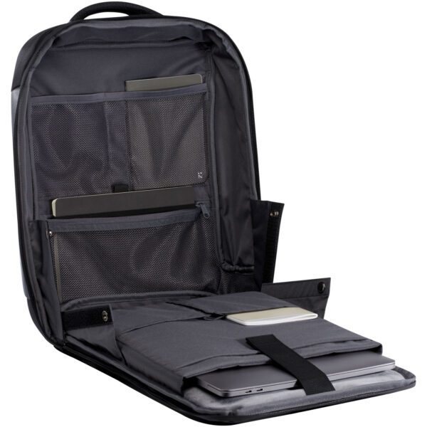 Mochila para portátil compacta de material reciclado GRS de 15,6" y 12 l "Expedition Pro" - Imagen 6