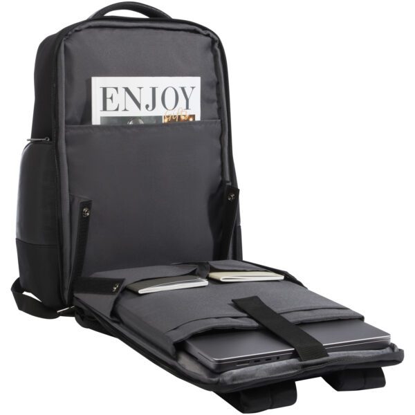 Mochila para portátil de material reciclado GRS de 15,6" y 25 l "Expedition Pro" - Imagen 8