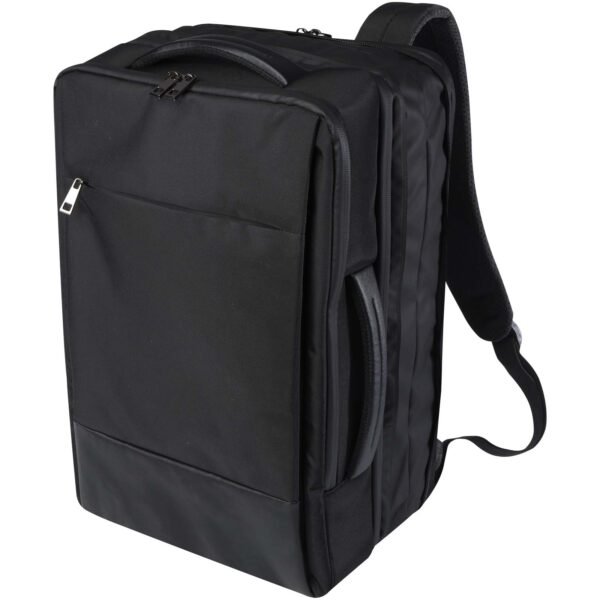 Mochila para portátil de 17" expandible de material reciclado GRS de 35 l "Expedition Pro" - Imagen 6