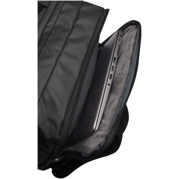 Mochila para portátil de 17" expandible de material reciclado GRS de 35 l "Expedition Pro" - Imagen 8