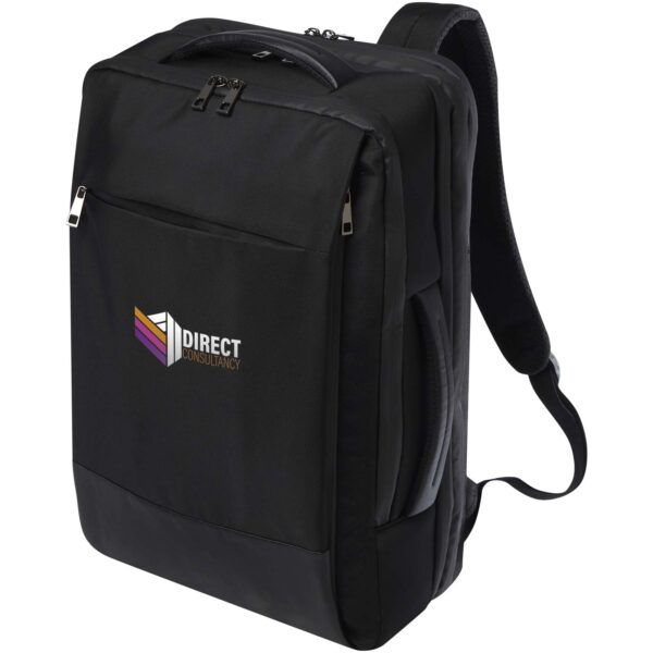 Mochila para portátil de 17" expandible de material reciclado GRS de 35 l "Expedition Pro" - Imagen 3