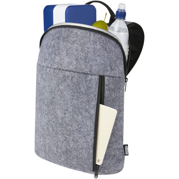 Mochila isotérmica de fieltro reciclado GRS de 7 L "Felta" - Imagen 6