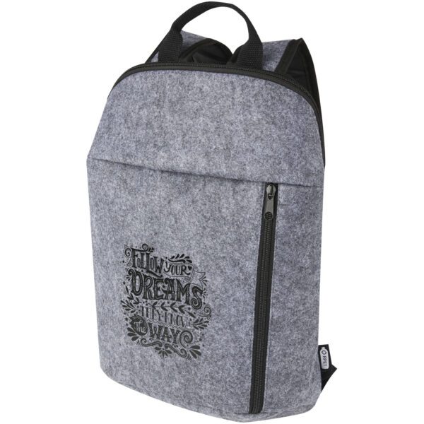 Mochila isotérmica de fieltro reciclado GRS de 7 L "Felta" - Imagen 3