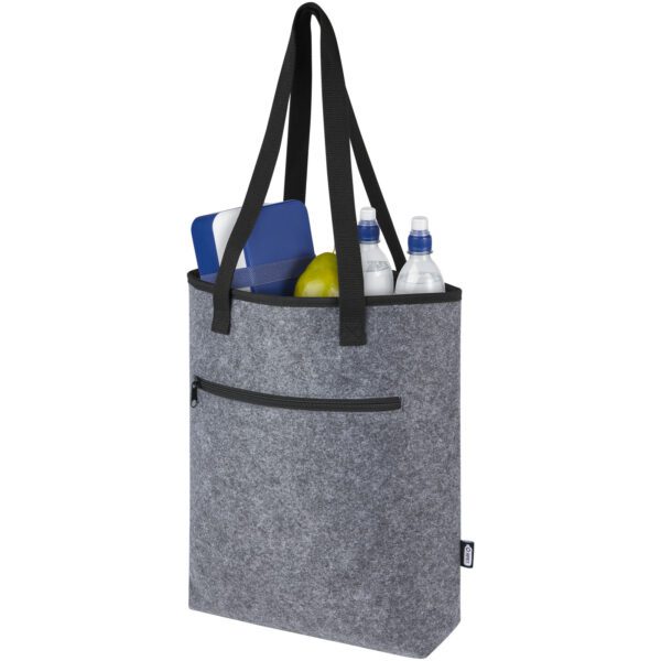 Bolsa Tote isotérmica de fieltro reciclado GRS de 12 L "Felta" - Imagen 6