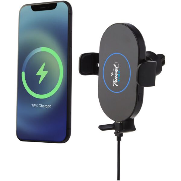 Cargador automático inalámbrico de 15 W para el coche "Pilot" - Imagen 3