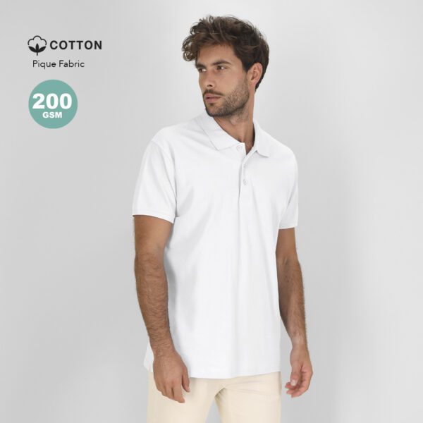 Polo Adulto Blanco Chaplin - Imagen 2