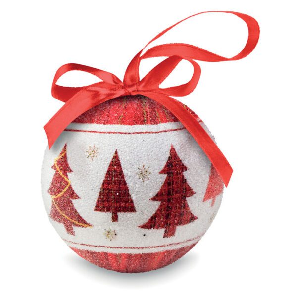 Bola navideña en caja SNOWY - Imagen 3