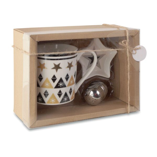 Taza, plato y filtro en caja UNIQUE - Imagen 3