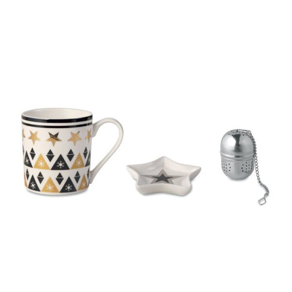 Taza, plato y filtro en caja UNIQUE - Imagen 4