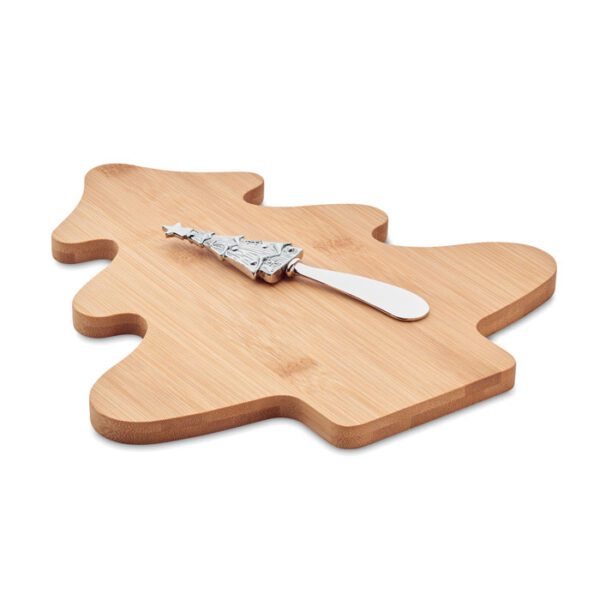 Set cuchillo y tabla de bambú TREECHESSE - Imagen 2