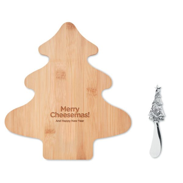 Set cuchillo y tabla de bambú TREECHESSE - Imagen 4