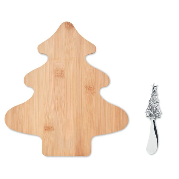 Set cuchillo y tabla de bambú TREECHESSE - Imagen 3