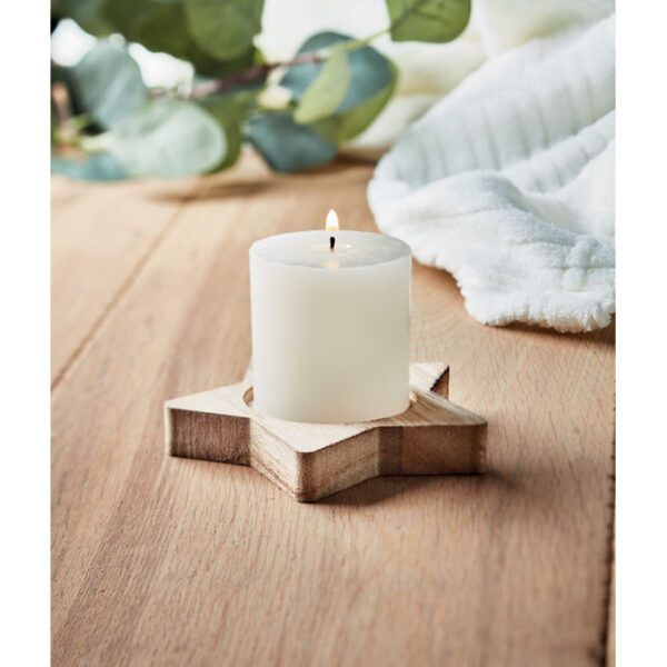 Porta velas madera LOTUS - Imagen 5