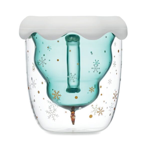 Taza borosilicato doble pared VERDE - Imagen 3
