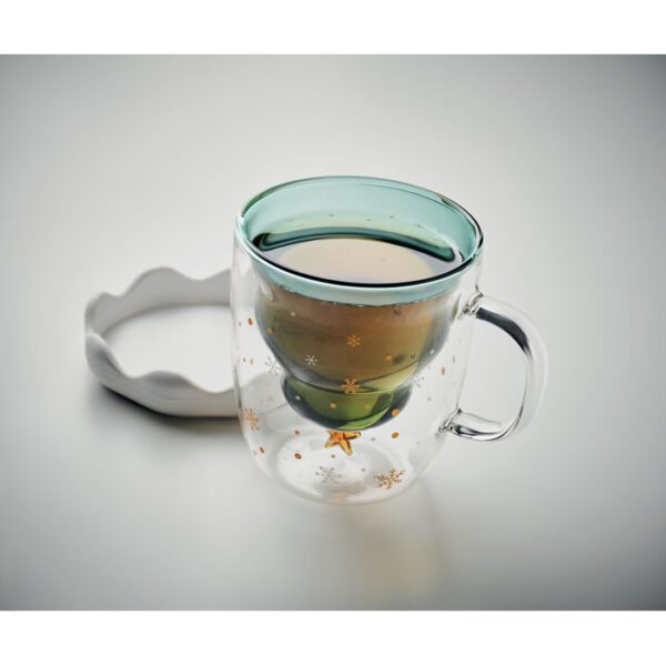 Taza borosilicato doble pared VERDE - Imagen 7