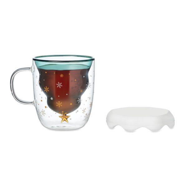 Taza borosilicato doble pared VERDE - Imagen 4