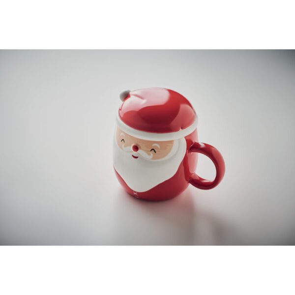 Taza cerámica con tapa 370 ml SANTA - Imagen 8