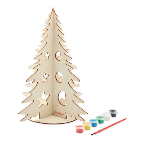 Árbol de Navidad de madera DIY TREE AND PAINT - Imagen 7
