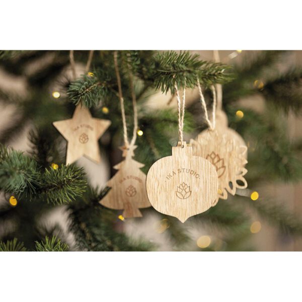 Adornos navideños de madera CHRISET - Imagen 8