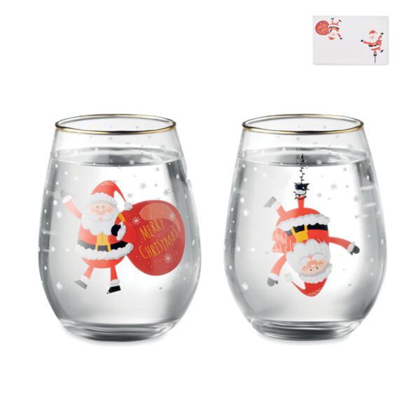 Set de 2 vasos de Navidad NOEL - Imagen 2