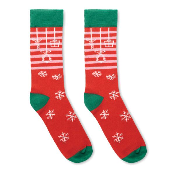 Par de calcetines de Navidad L JOYFUL L - Imagen 4