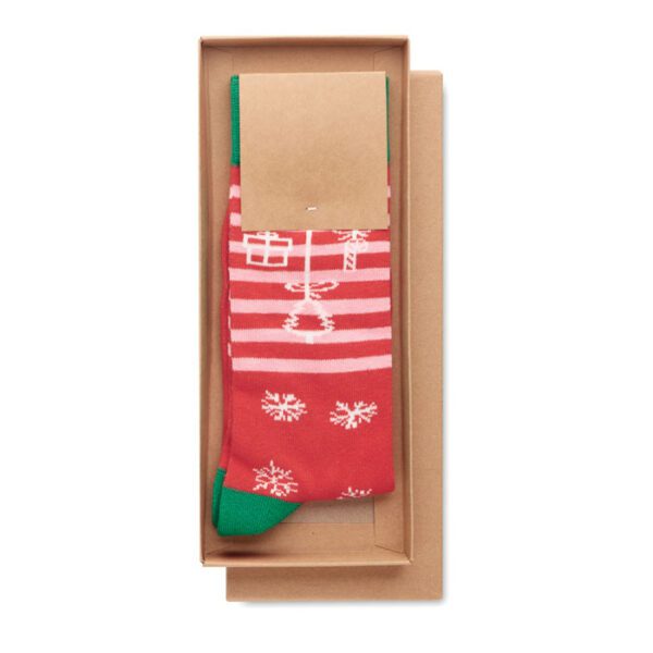 Par de calcetines de Navidad L JOYFUL L - Imagen 5