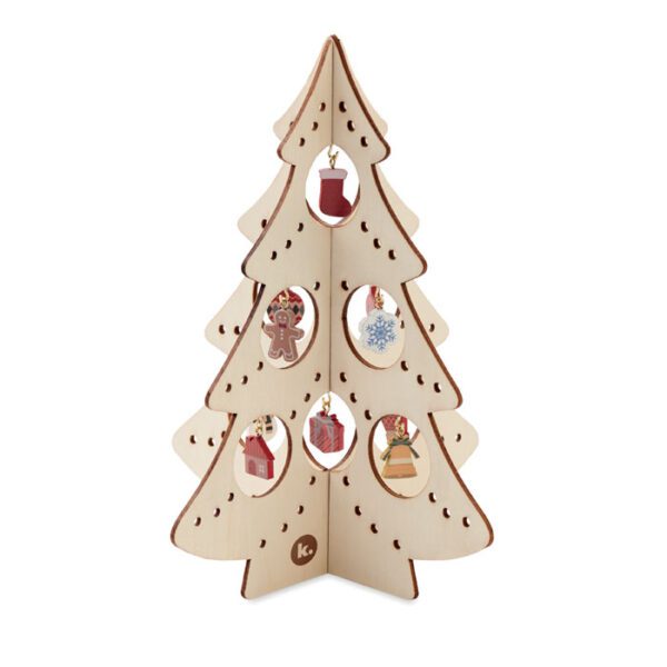 Decoración madera árbol Navidad SILUETA - Imagen 4