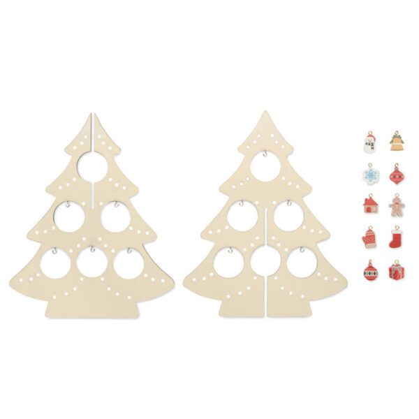 Decoración madera árbol Navidad SILUETA - Imagen 3