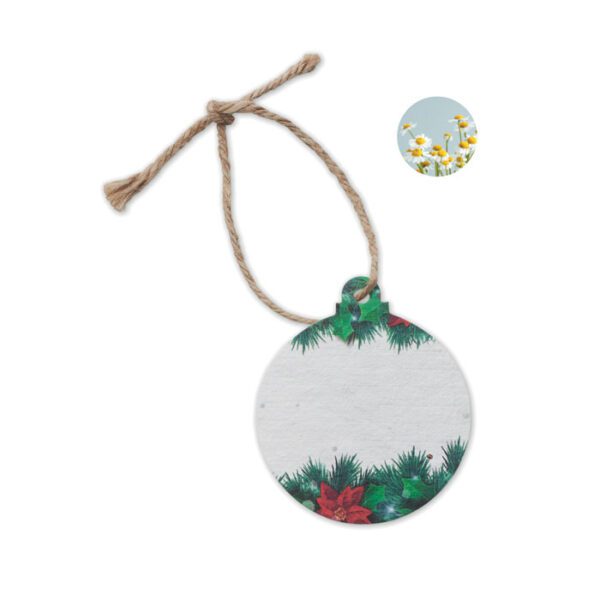 Adorno navideño papel semillas BAUSEED - Imagen 2