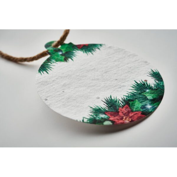 Adorno navideño papel semillas BAUSEED - Imagen 6