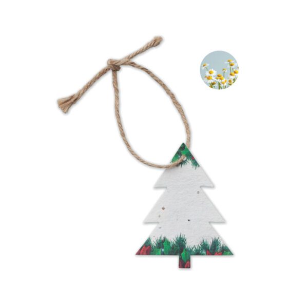 Adorno navideño papel semillas TREESEED - Imagen 2