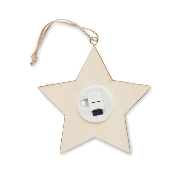 Estrella de MDF con luz STARLIGHT - Imagen 3