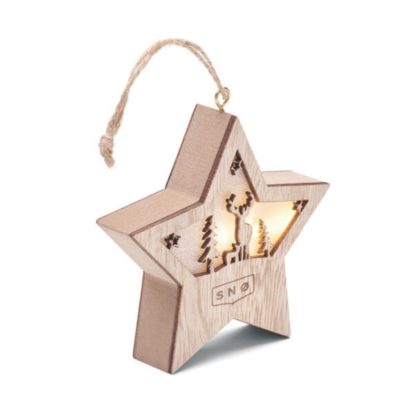 Estrella de MDF con luz STARLIGHT - Imagen 5