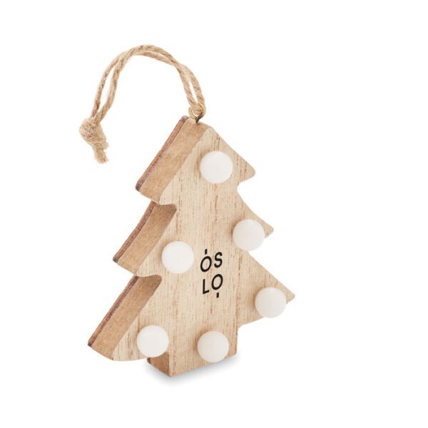 Árbol de madera con luces LULIE - Imagen 5