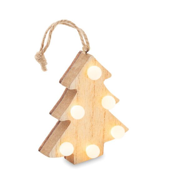 Árbol de madera con luces LULIE - Imagen 4