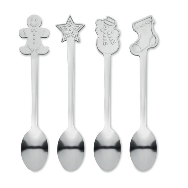 Set  4 cucharas de té navideñas CHIP SET - Imagen 4