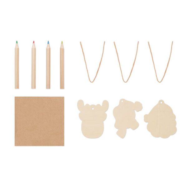 Set adornos madera y dibujar FUNCOOL - Imagen 3