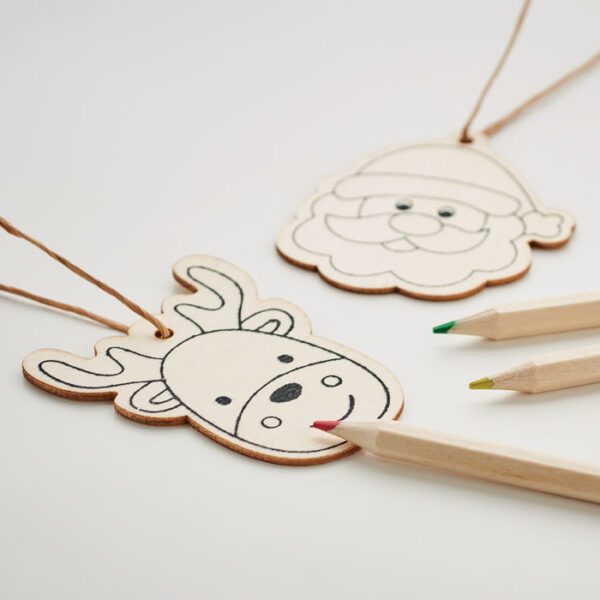 Set adornos madera y dibujar FUNCOOL - Imagen 6