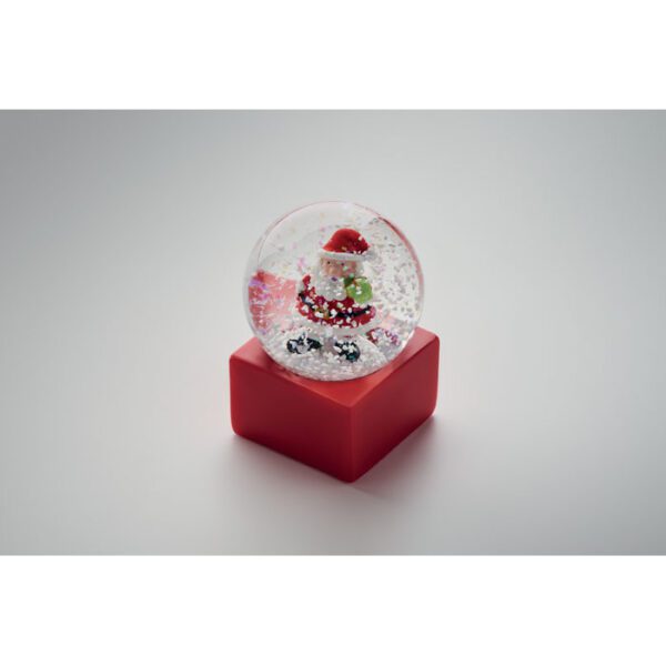Pequeña bola nieve de cristal SANTO - Imagen 6