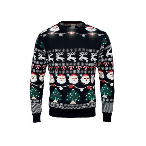 Jersey Navidad luz LED S/M SHAMIS - Imagen 6
