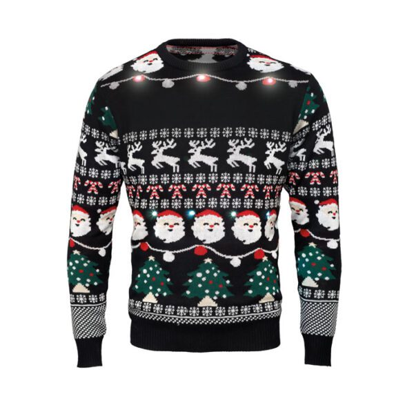 Jersey Navidad luz LED L/XL SHAMIS LARGE - Imagen 6