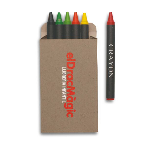 Estuche 6 lápices de cera BRABO - Imagen 3