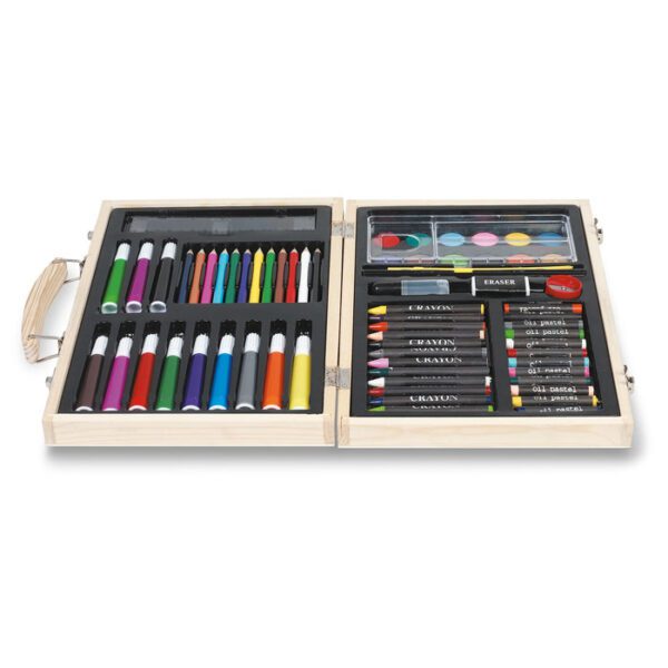 Set pinturas en caja de madera GENIO - Imagen 2