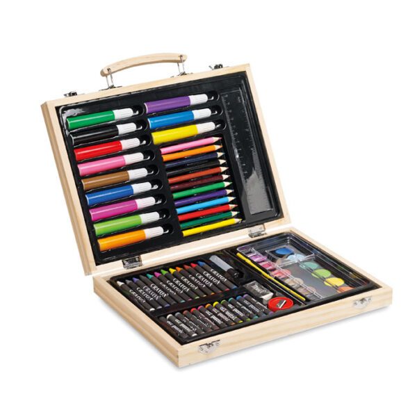 Set pinturas en caja de madera GENIO - Imagen 5