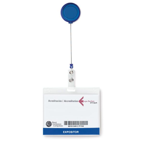 Insignia con clip transparente LADES - Imagen 4