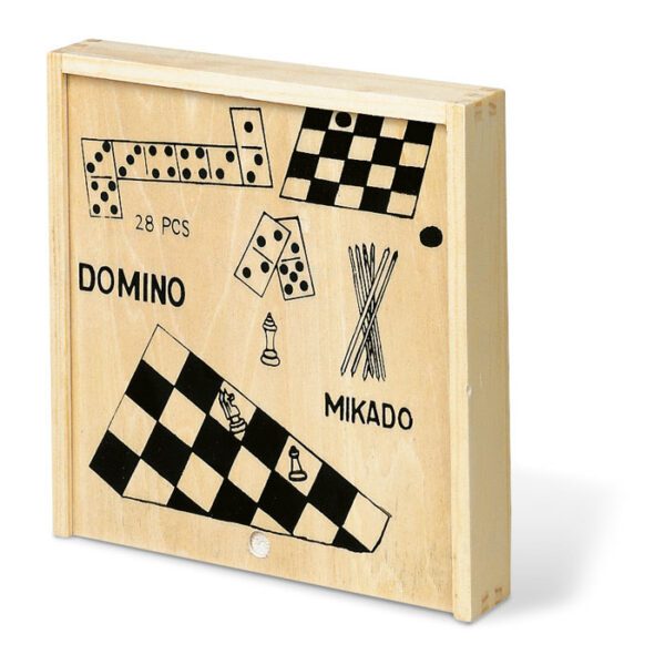 4 juegos en caja de madera TRIKES - Imagen 3